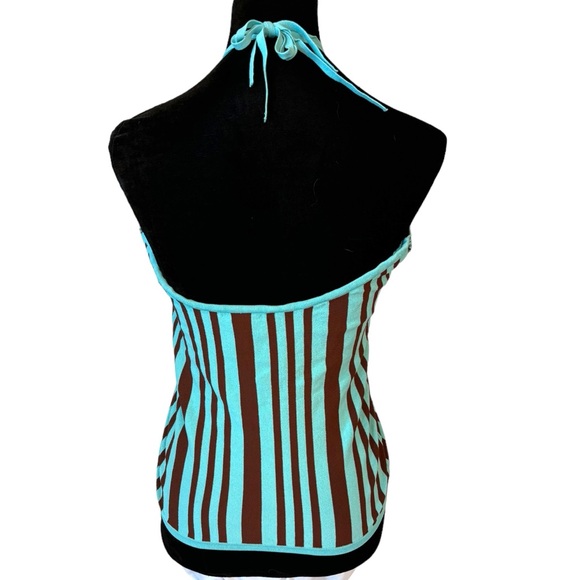 🎁 Metric Stripe Knit Halter Top - Picture 6 of 6